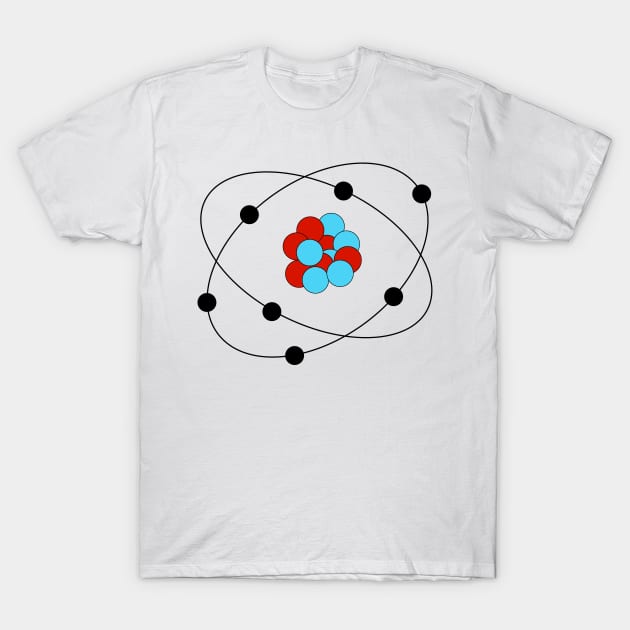 Carbon Atom T-Shirt by ArianJacobs